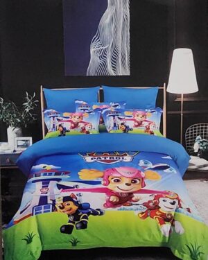 CARTOON THEMED KIDS DUVET 4*6 (1 DUVET, 1 BEDSHEET AND 1 PILLOWCASE) FOR BOYS AND GIRLS