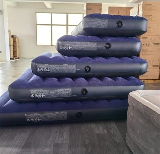 Intex inflatable Mattressess with Built-in- Pump. Different Sizes Air Bed for home,Camping and travel.