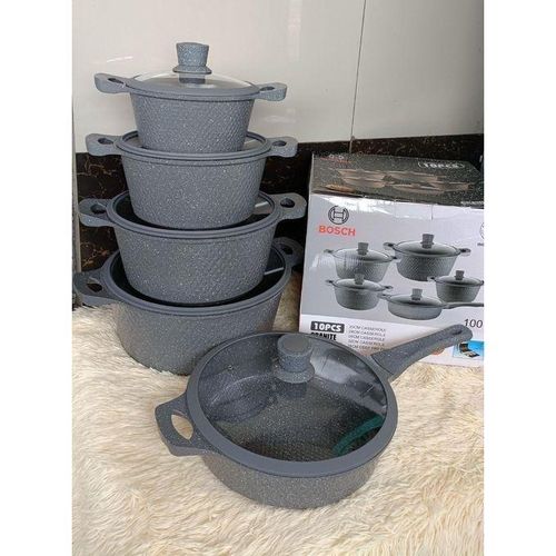 Bosch 11 PCS Non-Stick Diamond Texture Cookware
