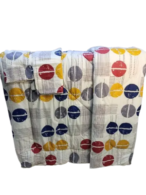 Quality and stylish 6 by 6 Unbinded Floral Duvet Set.Includes one duvet,one bedsheet,two pillow cases