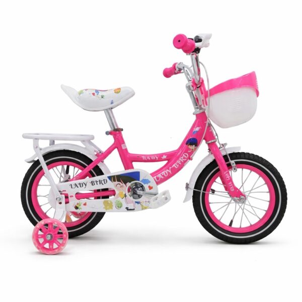 Lady Bird Girls Bikes Size 16 With trainer wheels, suitable for ages 4-7 years