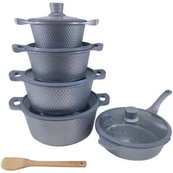 Bosch 11 PCS Non-Stick Diamond Texture Cookware