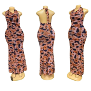 Fitted Elegant Floral Maxi Dress - Stylish Women's Bodycon Floral Dress for Casual & Special Occasions