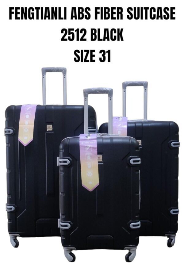 Fengtianli 3-Piece Hard Shell Luggage Set - Durable Travel Suitcases
