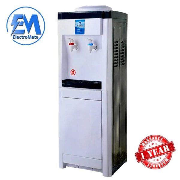 260220141214_5f629e7a7bee508228967a0bbea16877.jpg ElectroMate 2-Tap Water Dispenser with Built-In Storage Cabinet - Hot & Normal | Convenient Home & Office Use