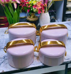 Alpine 4-Piece Insulated Hotpot Set - Thermal Food Warmers 1L, 2L, 3L & 4L