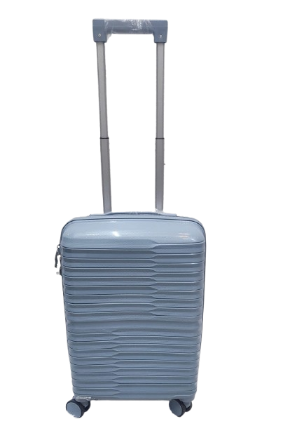 Single Piece Luxury Unbreakable Small Cabin Suitcase - Size 27 (10KG) Lightweight Hardshell Travel Luggage with Pinlock