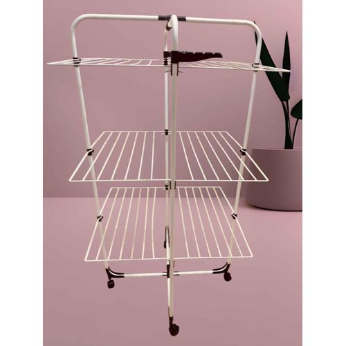 Heavy Duty 3-Tier Foldable Clothes Drying Rack