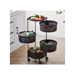 4-Layer Rotatable Fruit & Vegetable Rack