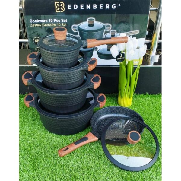 Edenberg 10pcs Alluminium Non stick cookware
