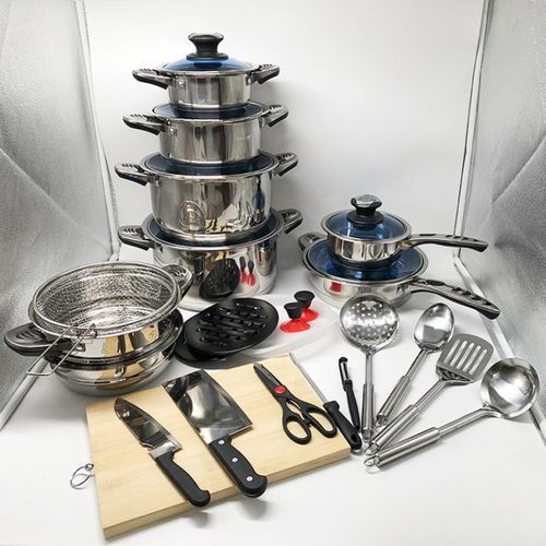 30pcs Marwa stainless steel cookware set