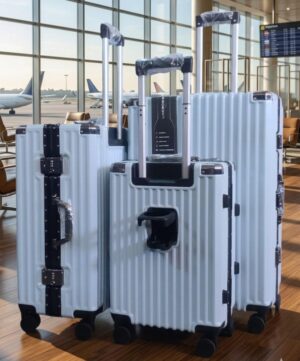 3-in-1 Aluminium Zipperless Suitcase