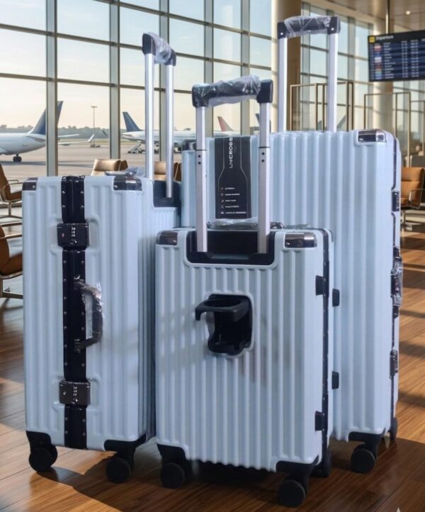 3-in-1 Aluminium Zipperless Suitcase
