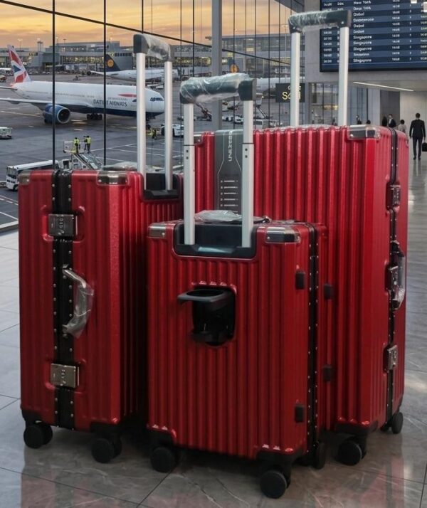 3-in-1 Aluminium Zipperless Suitcase